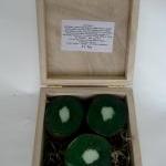 3 Kiwi Fruit Soaps in woode..