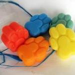 Children's Paw Soaps, Red,..